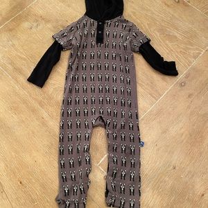 Boston Terrier Kickee Pant Hooded Outfit